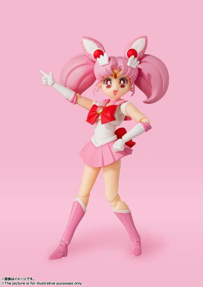 SAILOR MOON - Sailor Chibi Moon Chibiusa Animation Color Edition S.H. Figuarts Action Figure - Damaged Box