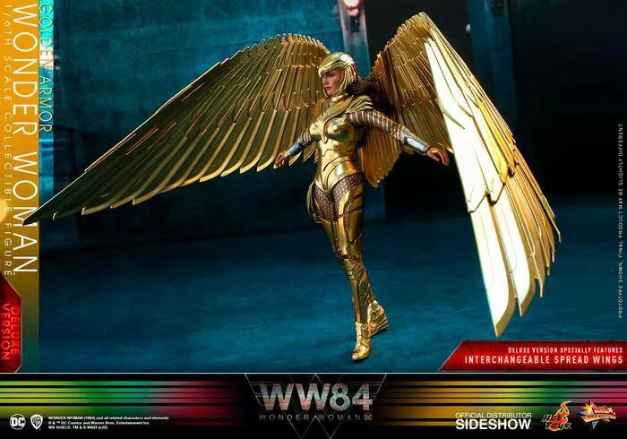WONDER WOMAN - 1984 Golden Armor Deluxe Ver. 1/6 Action Figure 12" MMS578