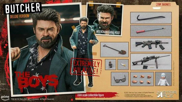 THE BOYS - Billy Butcher Deluxe Ver. 1/6 Action Figure 12"