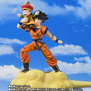 DRAGON BALL - Son Goku & Son Gohan Kid & Kintoun S.H. Figuarts Action Figure