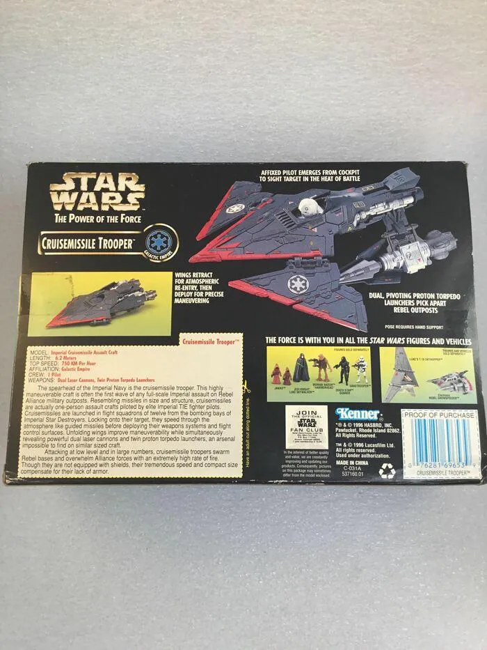 STAR WARS - Power of the Force Vehicle Figure Set