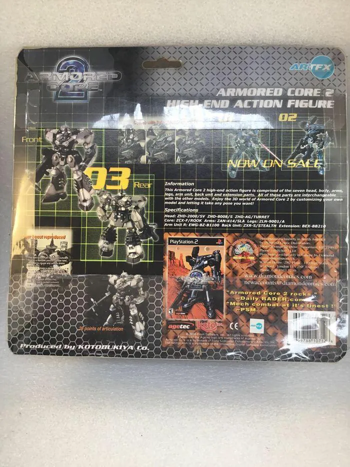 ARMORED CORE 2 - Zcx-f/rook High End 03 ArtFX Action Figure