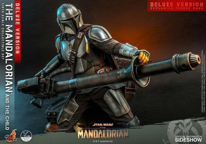 STAR WARS - The Mandalorian - The Mandalorian & The Child Deluxe 1/4 Action Figure 2-Pack