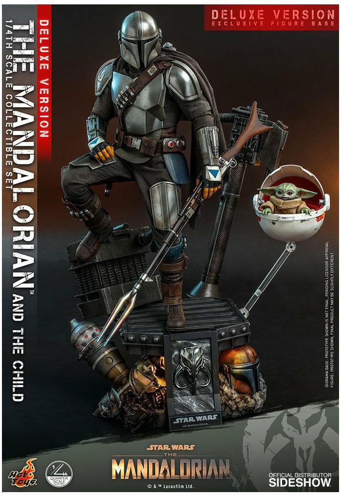 STAR WARS - The Mandalorian - The Mandalorian & The Child Deluxe 1/4 Action Figure 2-Pack