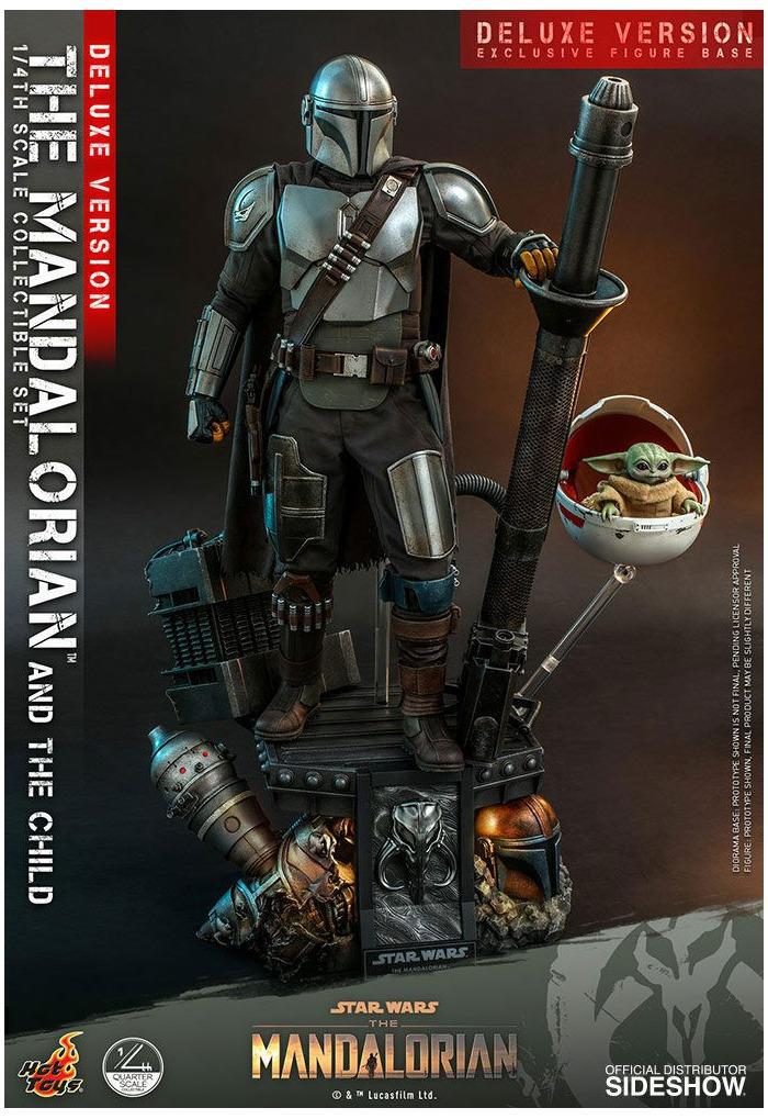 STAR WARS - The Mandalorian - The Mandalorian & The Child Deluxe 1/4 Action Figure 2-Pack