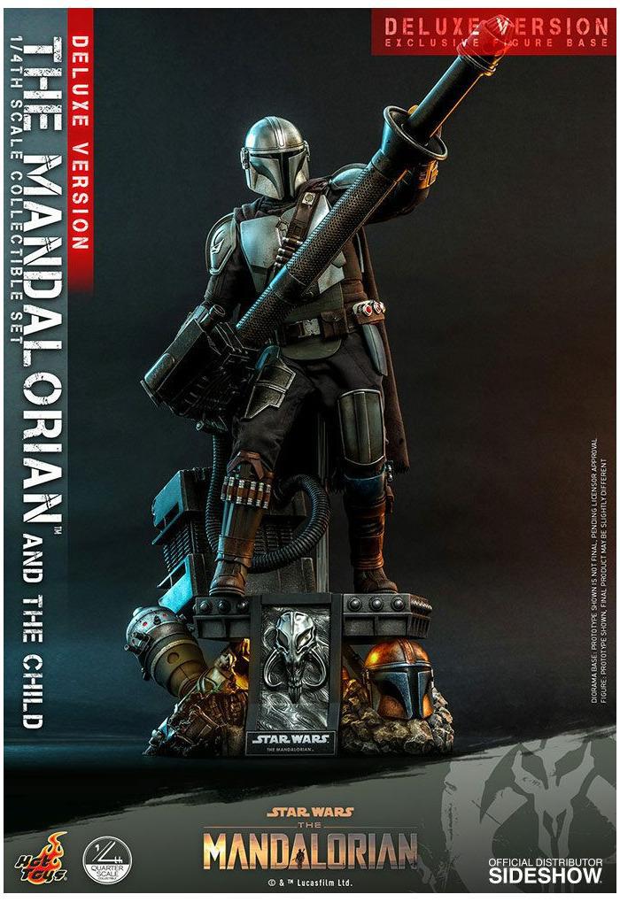 STAR WARS - The Mandalorian - The Mandalorian & The Child Deluxe 1/4 Action Figure 2-Pack