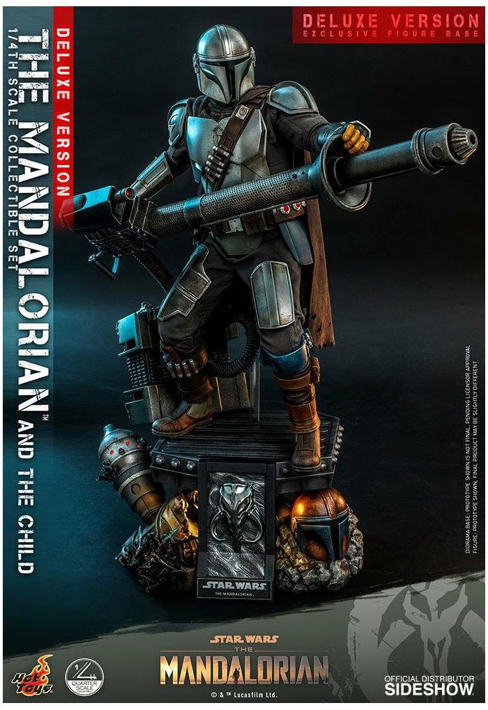 STAR WARS - The Mandalorian - The Mandalorian & The Child Deluxe 1/4 Action Figure 2-Pack