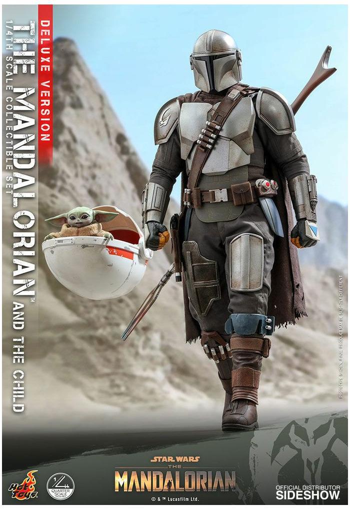 STAR WARS - The Mandalorian - The Mandalorian & The Child Deluxe 1/4 Action Figure 2-Pack
