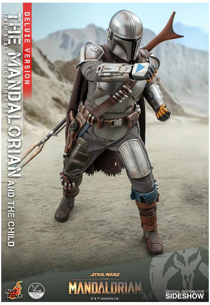 STAR WARS - The Mandalorian - The Mandalorian & The Child Deluxe 1/4 Action Figure 2-Pack