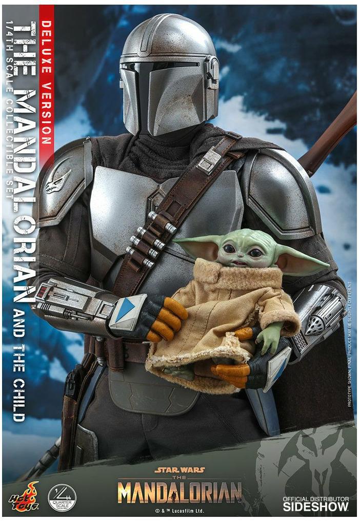 STAR WARS - The Mandalorian - The Mandalorian & The Child Deluxe 1/4 Action Figure 2-Pack