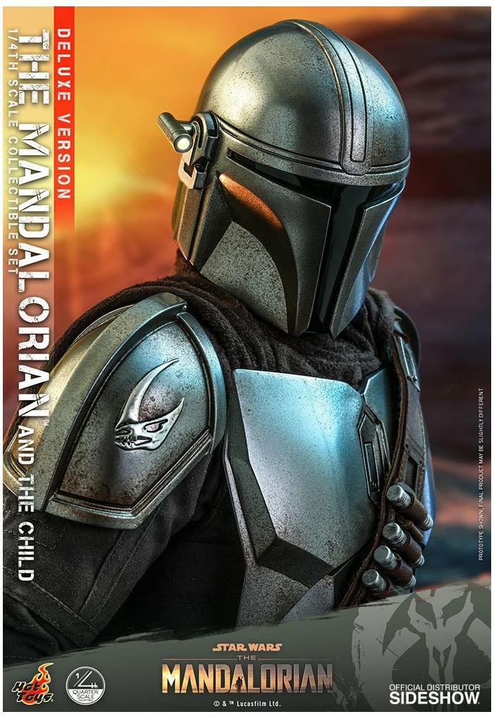 STAR WARS - The Mandalorian - The Mandalorian & The Child Deluxe 1/4 Action Figure 2-Pack