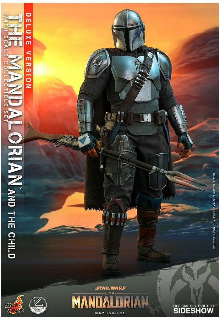STAR WARS - The Mandalorian - The Mandalorian & The Child Deluxe 1/4 Action Figure 2-Pack