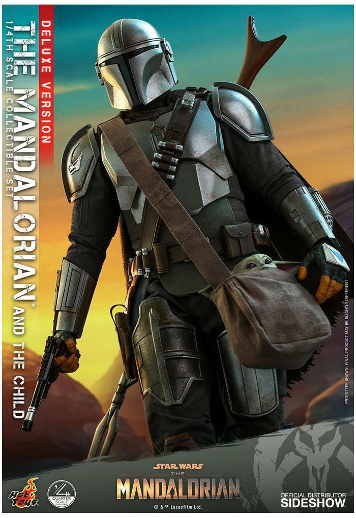 STAR WARS - The Mandalorian - The Mandalorian & The Child Deluxe 1/4 Action Figure 2-Pack