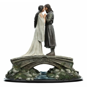 LORD OF THE RINGS - Aragorn & Arwen Mini Polystone Statue