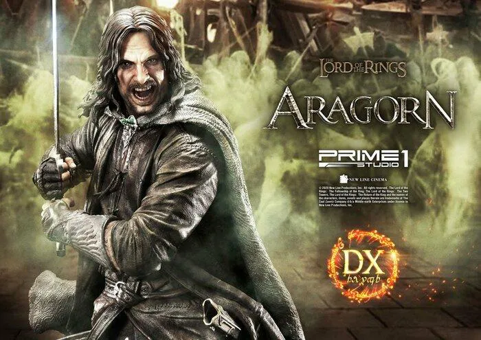 LORD OF THE RINGS - Aragorn Deluxe Ver. 1/4 Polystone Statue