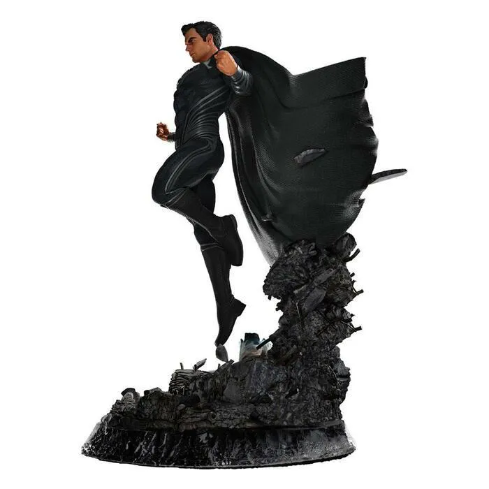 DC COMICS - Zack Snyder's Justice League - Superman Black Suit 1/4 Polystone Statue