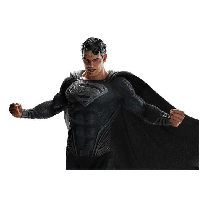 DC COMICS - Zack Snyder's Justice League - Superman Black Suit 1/4 Polystone Statue