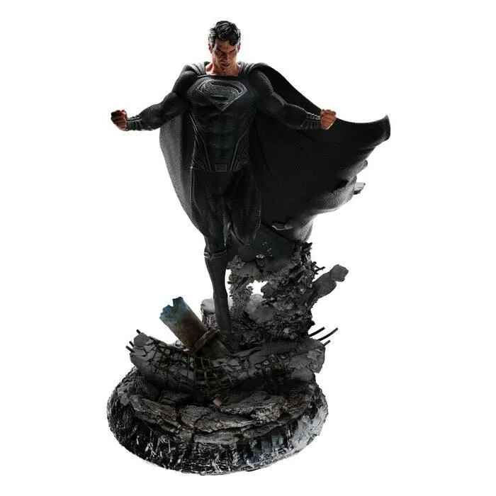 DC COMICS - Zack Snyder's Justice League - Superman Black Suit 1/4 Polystone Statue