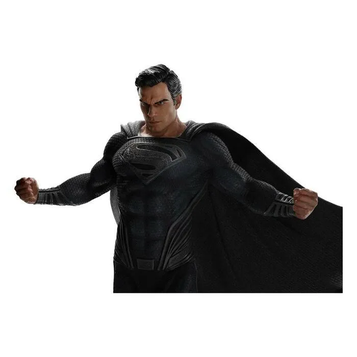 DC COMICS - Zack Snyder's Justice League - Superman Black Suit 1/4 Polystone Statue
