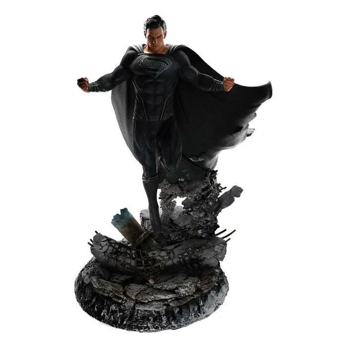 DC COMICS - Zack Snyder's Justice League - Superman Black Suit 1/4 Polystone Statue