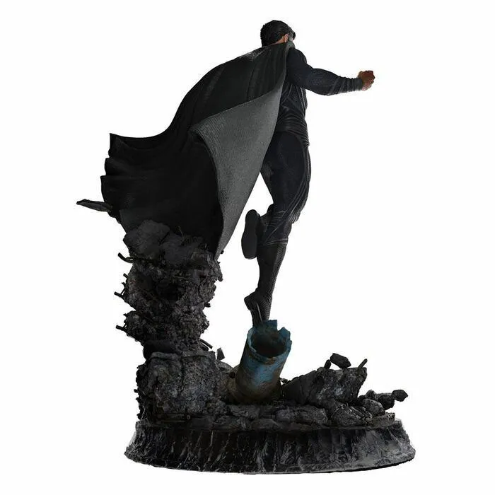 DC COMICS - Zack Snyder's Justice League - Superman Black Suit 1/4 Polystone Statue