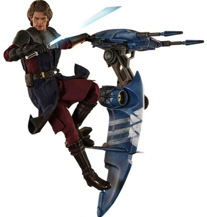 STAR WARS - The Clone Wars - Anakin Skywalker & STAP 1/6 Action Figure 12" TMS020
