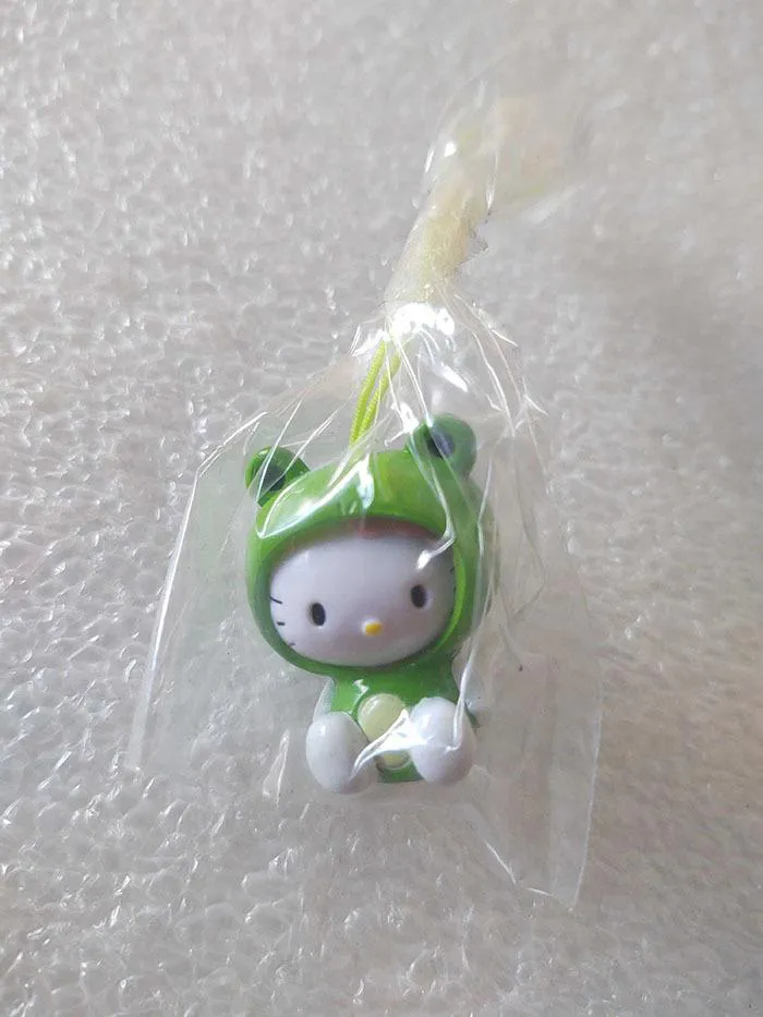 HELLO KITTY - Animals Costume Swing Phone Strap - Frog