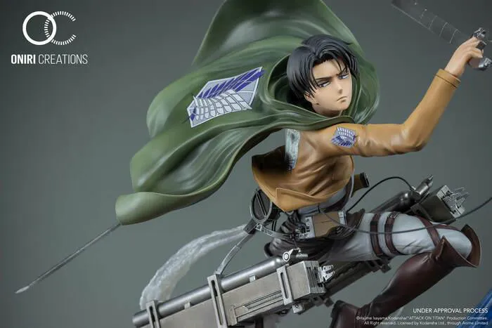 ATTACK ON TITAN - Levi vs Female Titan Statue