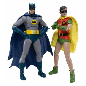BATMAN - Classic TV Series - Batman & Robin Collector Edition Action Figure 2-Pack