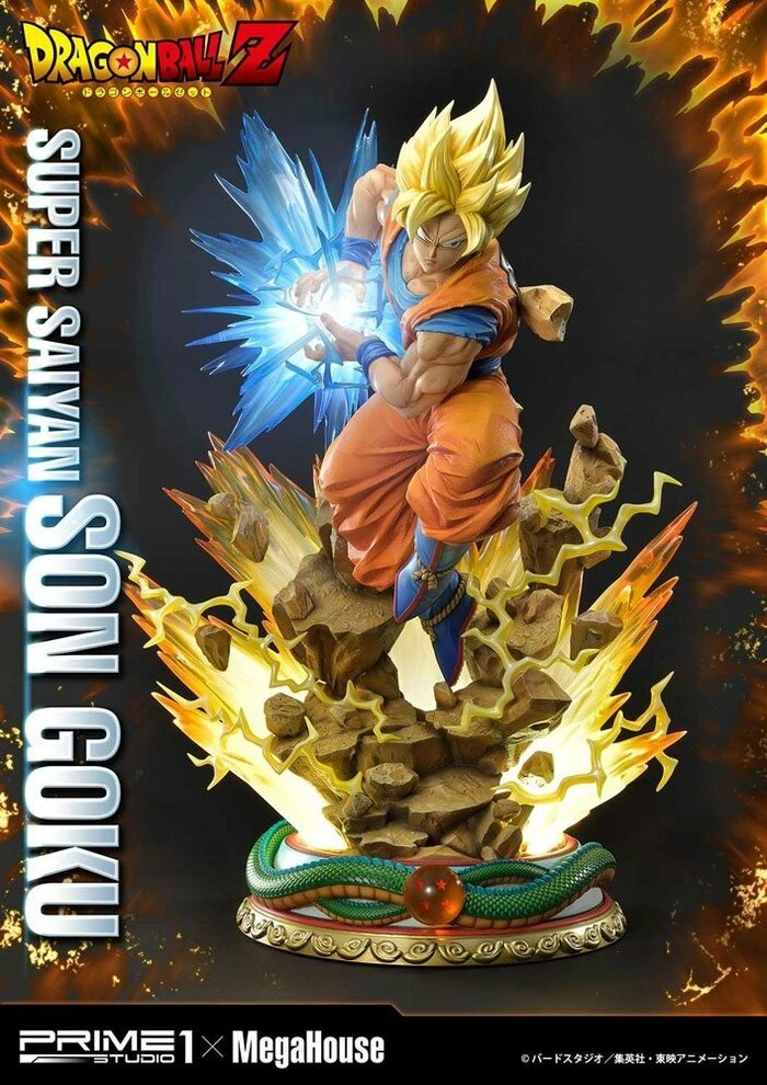 DRAGON BALL Z - Son Goku Super Saiyan 1/4 Polystone Statue