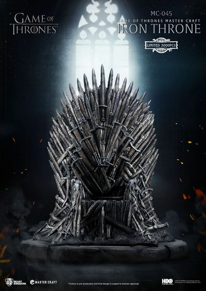 GAME OF THRONES - Iron Throne Master Craft Statue