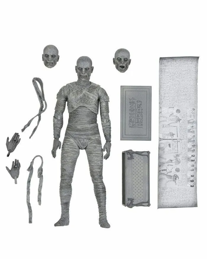 UNIVERSAL MONSTERS -The Mummy Black & White Ver. Ultimate Action Figure