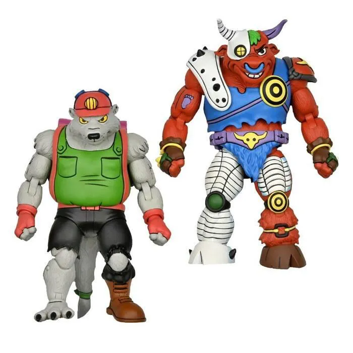 TMNT - Ninja Turtles - Dirtbag & Groundchuck Action Figure 2-Pack