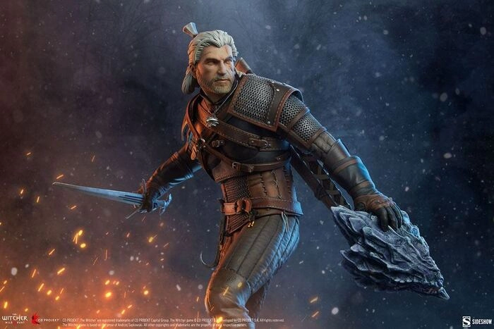 THE WITCHER 3 - Wild Hunt - Geralt Polystone Statue