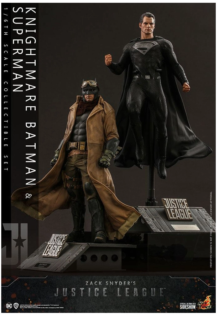 DC COMICS - Zack Snyder's Justice League - Knightmare Batman and Superman 2-Pack 1/6 Action Figure 12" TMS038