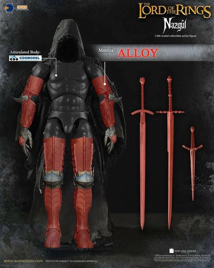 LORD OF THE RINGS - Nazgul 1/6 Action Figure 12"