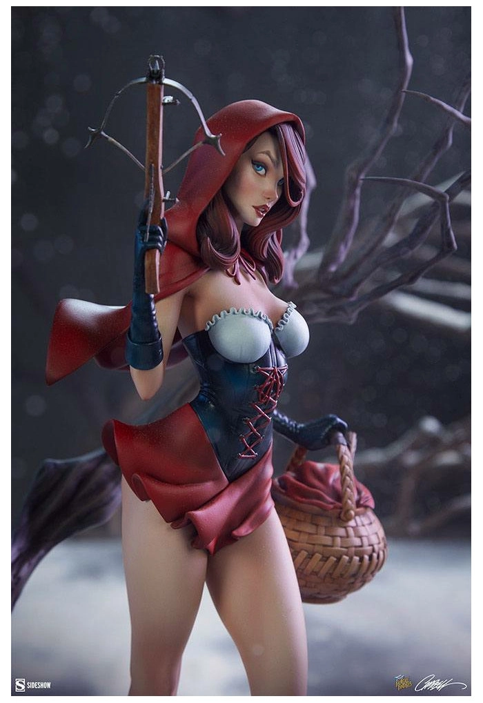 FAIRYTALE FANTASIES COLLECTION - Red Riding Hood Polystone Statue