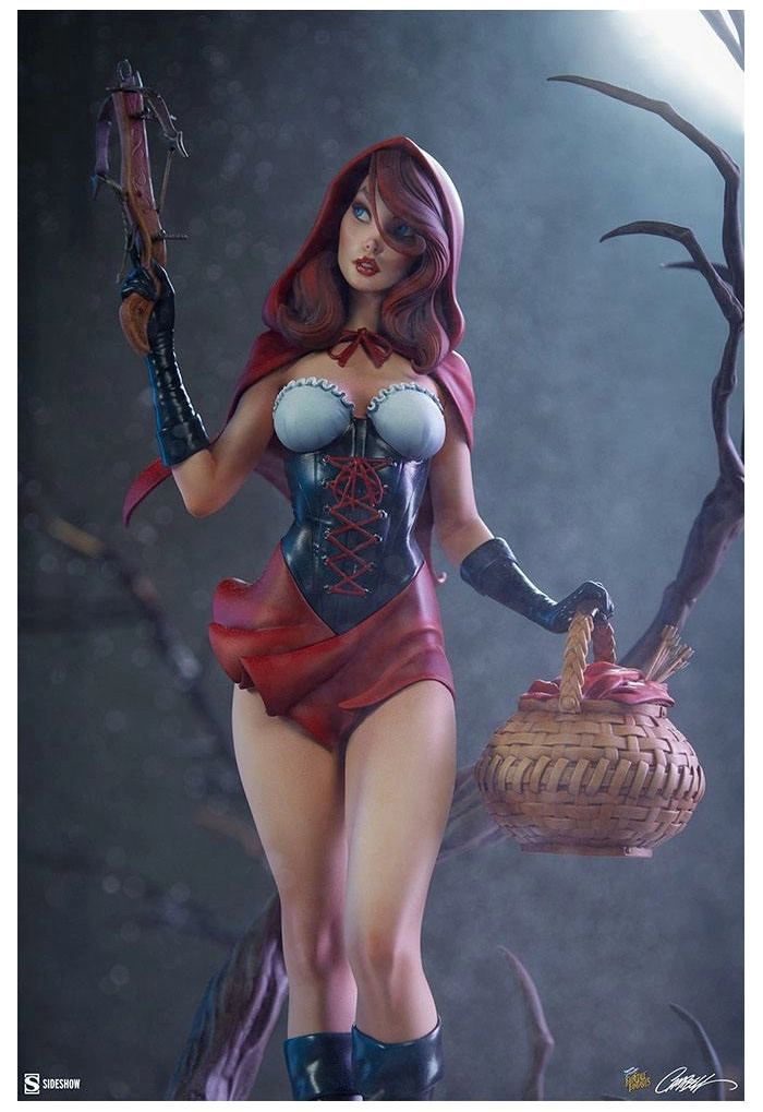 FAIRYTALE FANTASIES COLLECTION - Red Riding Hood Polystone Statue