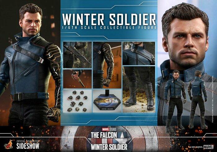 MARVEL - The Falcon and the Winter Soldier - Winter Soldier 1/6 Action Figure 12" TMS039