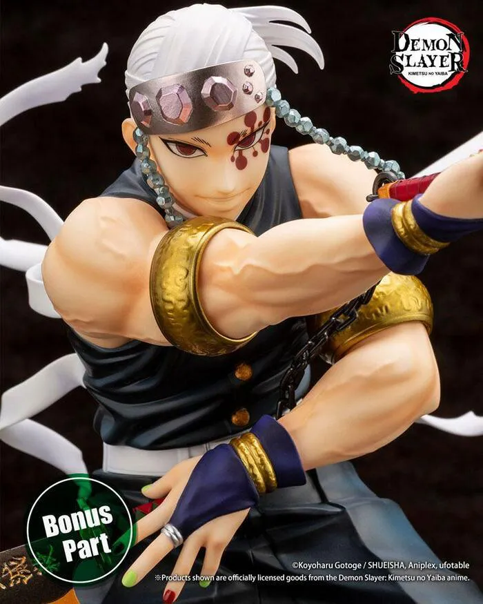 DEMON SLAYER - KIMETSU NO YAIBA - Tengen Uzui ArtFX J 1/8 Pvc Figure Bonus Edition