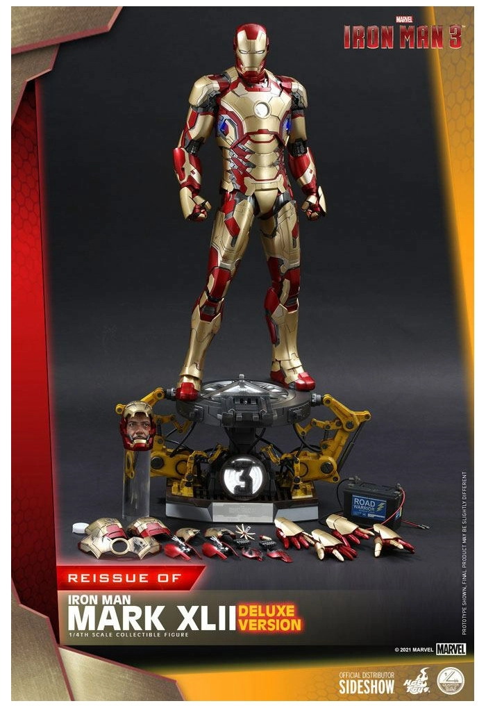 IRON MAN 3 - Mark XLII Deluxe Ver. 1/4 Action Figure