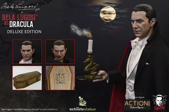 DRACULA - Bela Lugosi as Dracula 1/6 Action Figure 12" Deluxe Edition