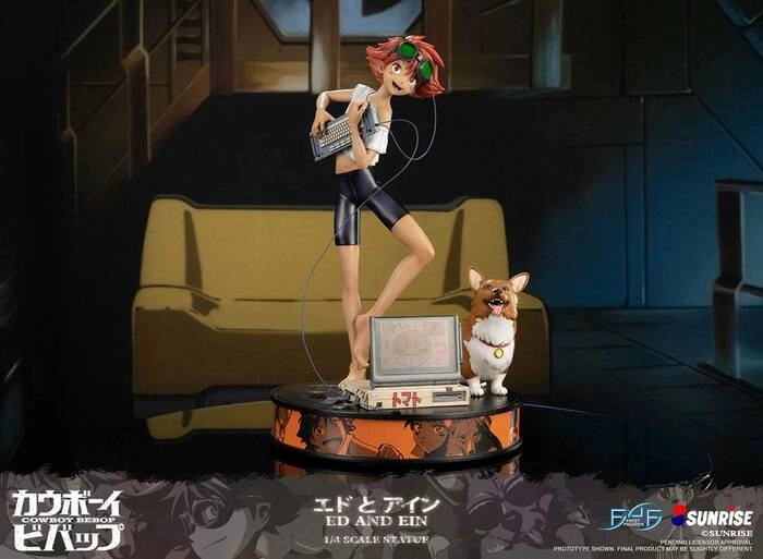 COWBOY BEBOP - Ed & Ein 1/4 Polystone Statue Statue
