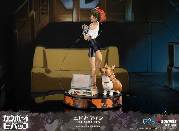 COWBOY BEBOP - Ed & Ein 1/4 Polystone Statue Statue