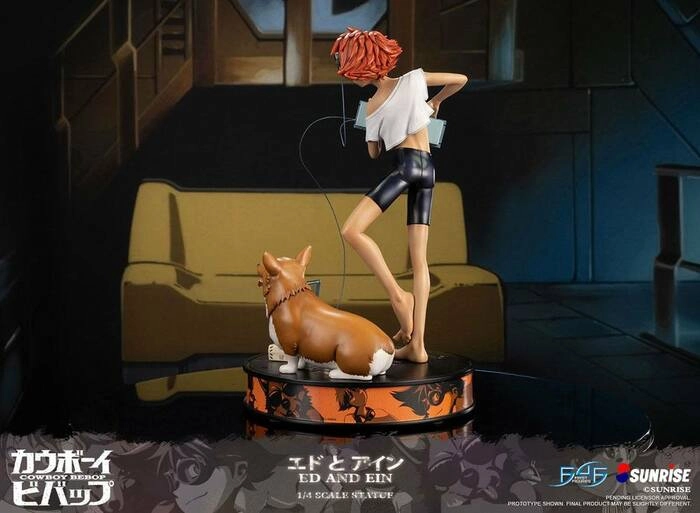 COWBOY BEBOP - Ed & Ein 1/4 Polystone Statue Statue