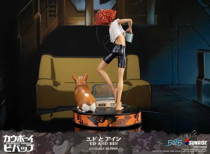 COWBOY BEBOP - Ed & Ein 1/4 Polystone Statue Statue