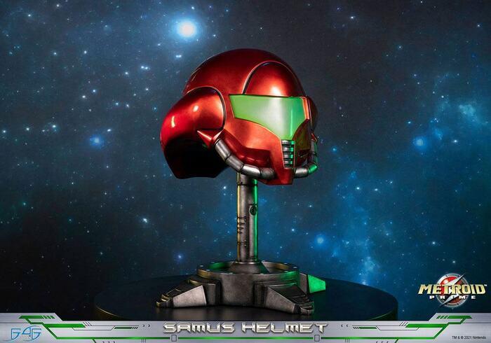 METROID PRIME - Samus Helmet Polystone Statue Replica
