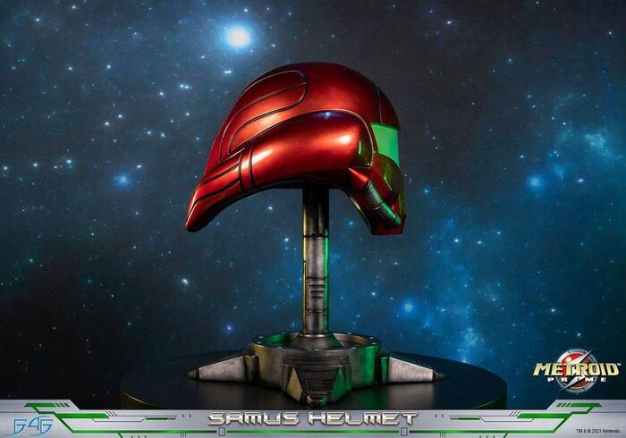 METROID PRIME - Samus Helmet Polystone Statue Replica