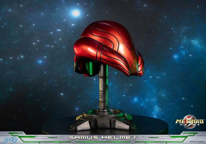 METROID PRIME - Samus Helmet Polystone Statue Replica