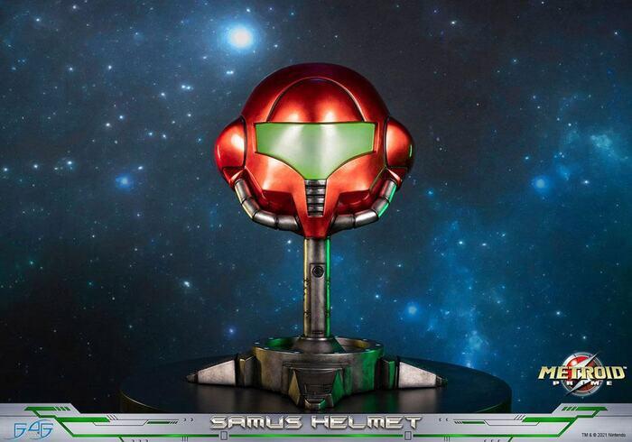 METROID PRIME - Samus Helmet Polystone Statue Replica